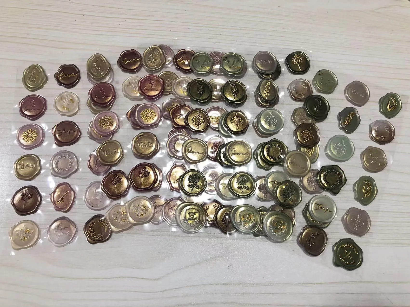 ワックスシールステッカーを発送しました