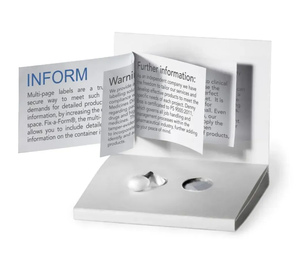 パンフレットのラベルはパッケージング業界やマーケティング業界でどのように使用されていますか?