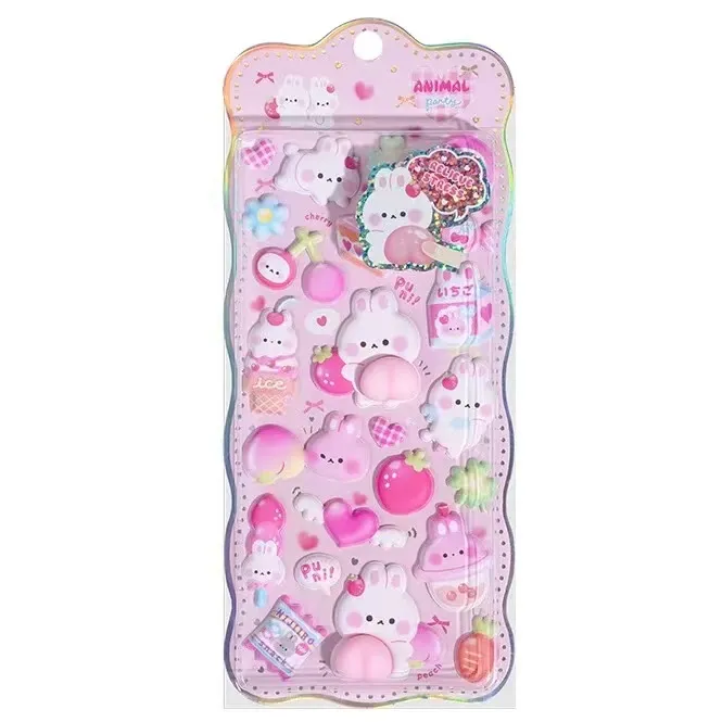 3D ふにゃふにゃお尻ステッカー