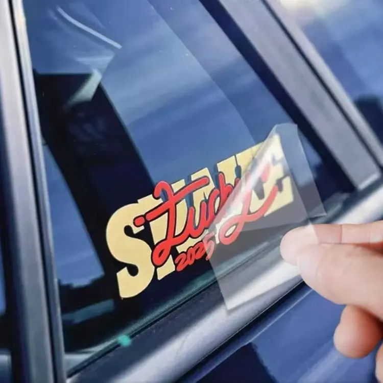 車の窓転送ステッカー