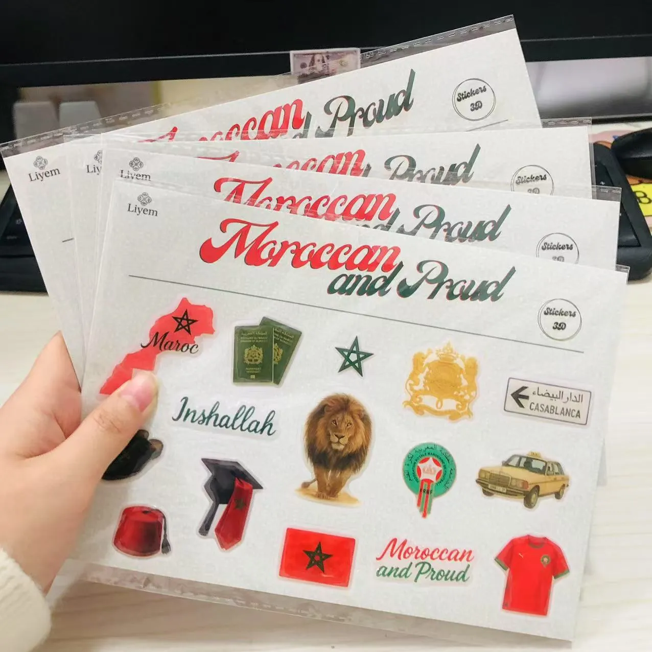 ドームエポキシ樹脂ステッカー