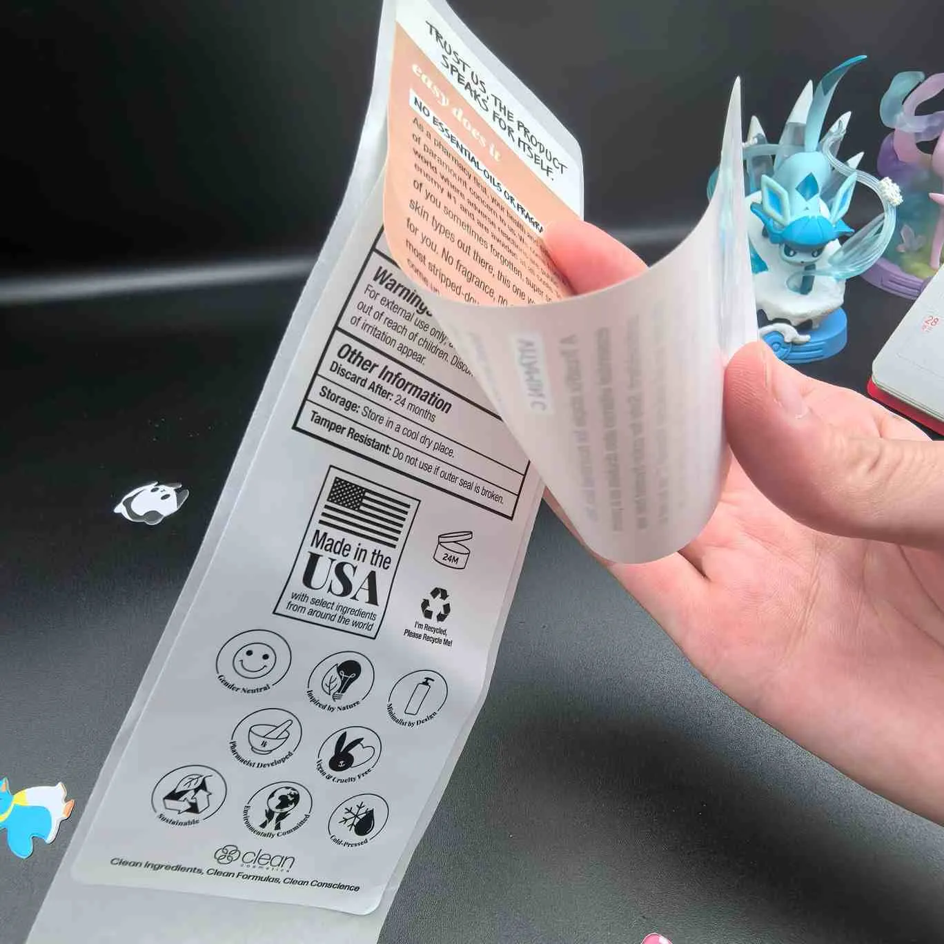 化粧品ラベル用多層