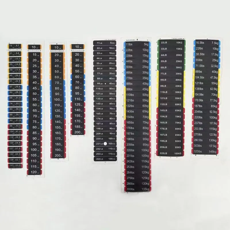 ウェイトブロックラベルステッカー